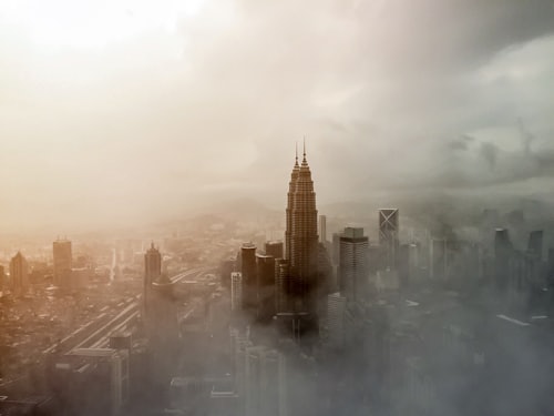 A Singapore skyline