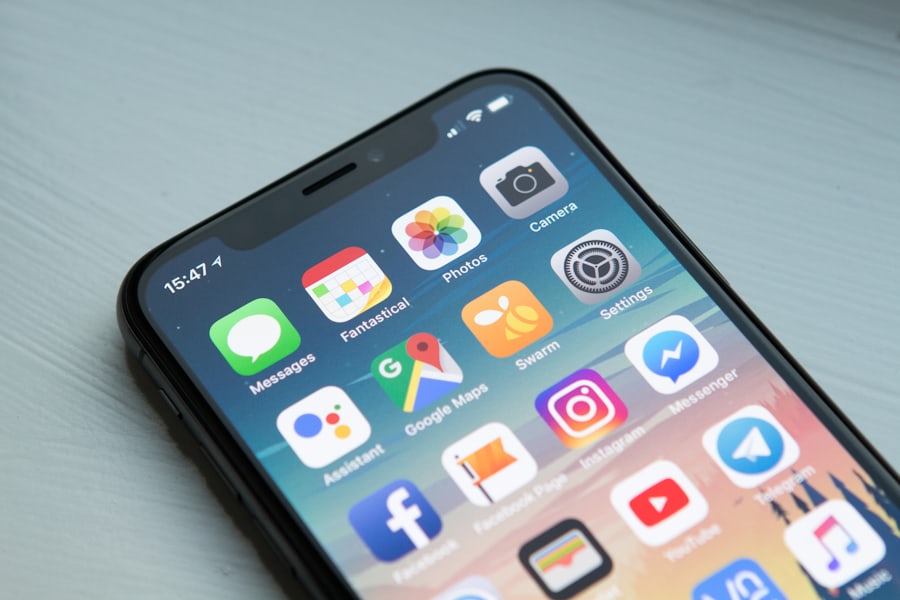 An iPhone home screen full of colorful apps
