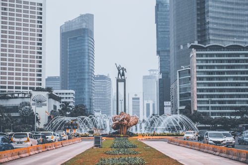 A Southeast Asia skyline