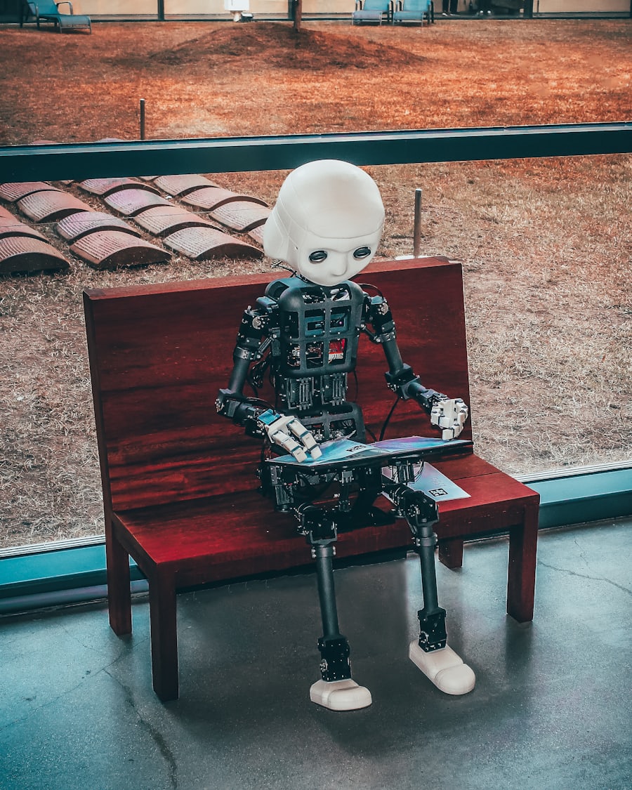 An artificial intelligence figure